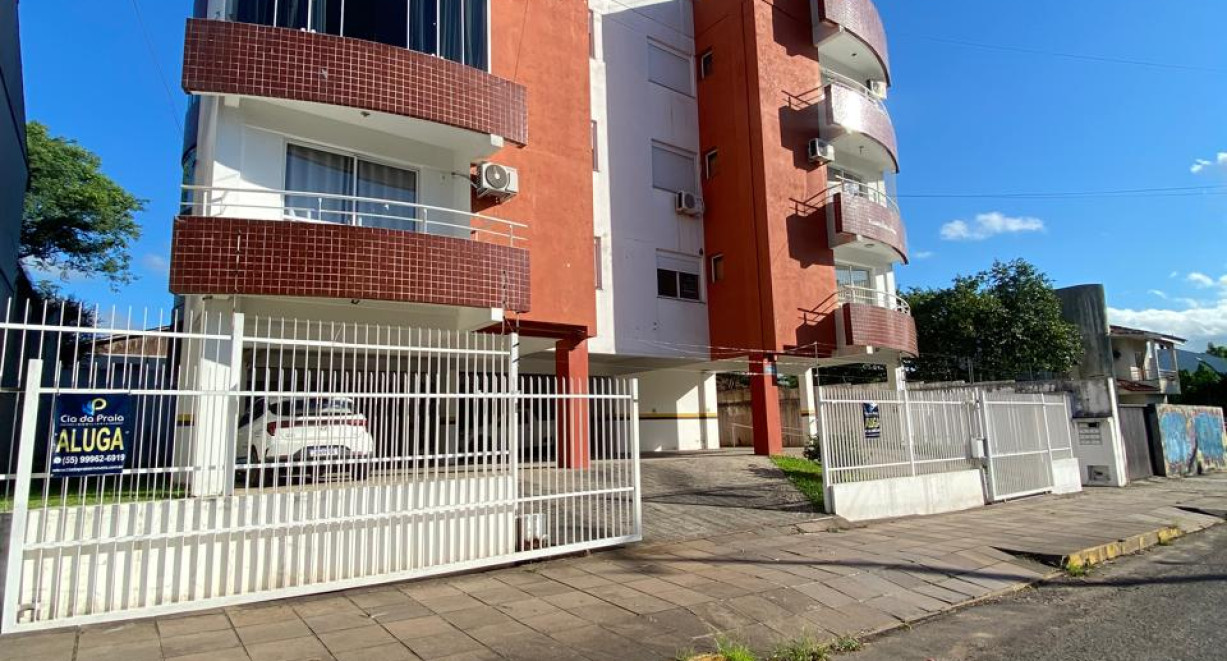 Apartamento semi mobiliado para locação em Santa Maria. - Rua João Batista da Cruz Jobim